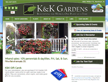 Tablet Screenshot of kkgardens.com